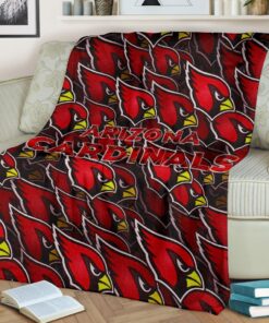 american football team arizona cardinals bird head doodle flanelldecke sofadecke fleecedeckexd2st