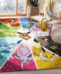 eevee pokemon area teppich wohnzimmer kchenteppich teppichboden carpet mato0vvg