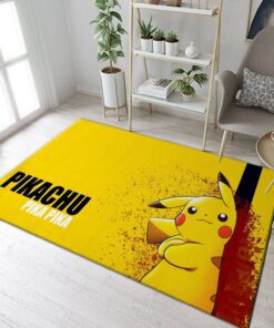 pikachu pokemon anime teppich wohnzimmer kchenteppich teppichboden carpet matco799