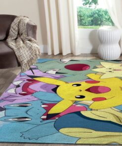 pikachu pokemon anime teppich wohnzimmer kchenteppich teppichboden carpet matgd4xp