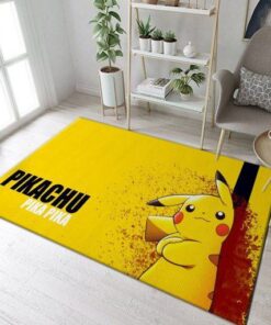 pikachu pokemon anime teppich wohnzimmer kchenteppich teppichboden carpet matxggcg