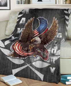 us independence day navy glory flying eagle claw with us flag flanelldecke sofadecke fleecedeckewxjwb