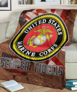 us independence day us marine corps semper fidelis flanelldecke sofadecke fleecedeckei6b7w