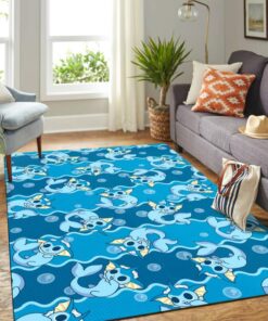 vaporeon pokemon pattern teppich wohnzimmer kchenteppich teppichboden carpet matmeouo