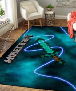 Bedding DE - Wohnkultur – Teppich – Steppdecke – Fleecedecke – Einzigartiges Design Minecraft Teppiche