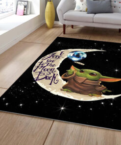 teppich baby yoda, ich liebe dich bis zum mond und zurück 5760