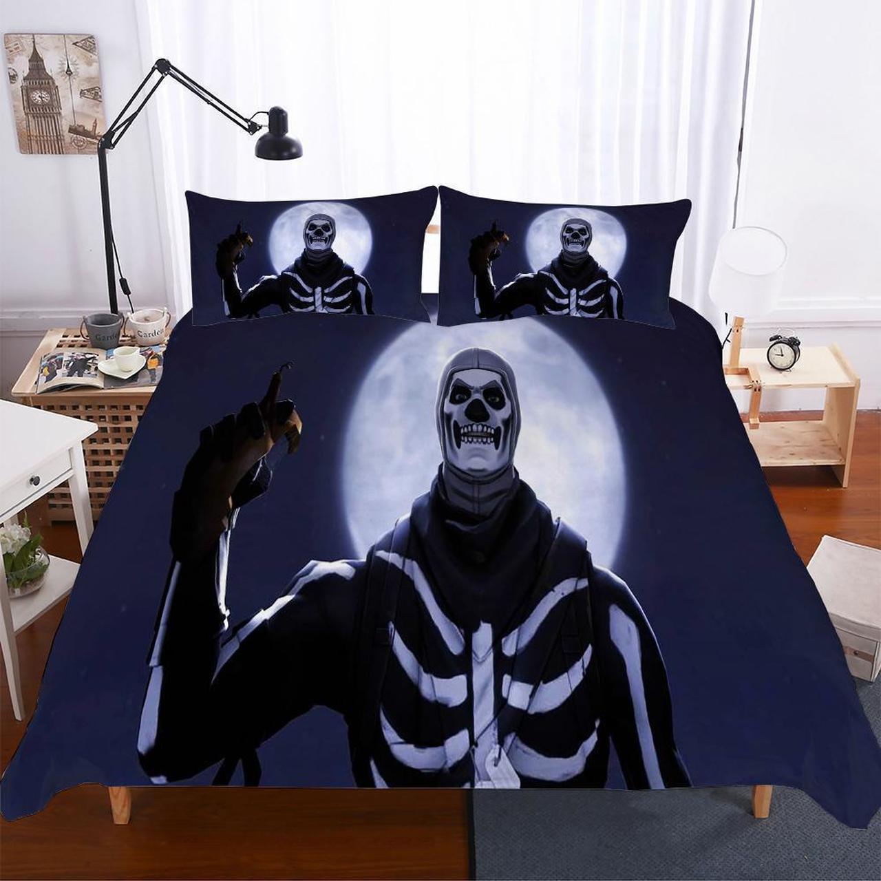 fortnite night theme digital print multiizeelection blacks 3d bettwäsche 4851