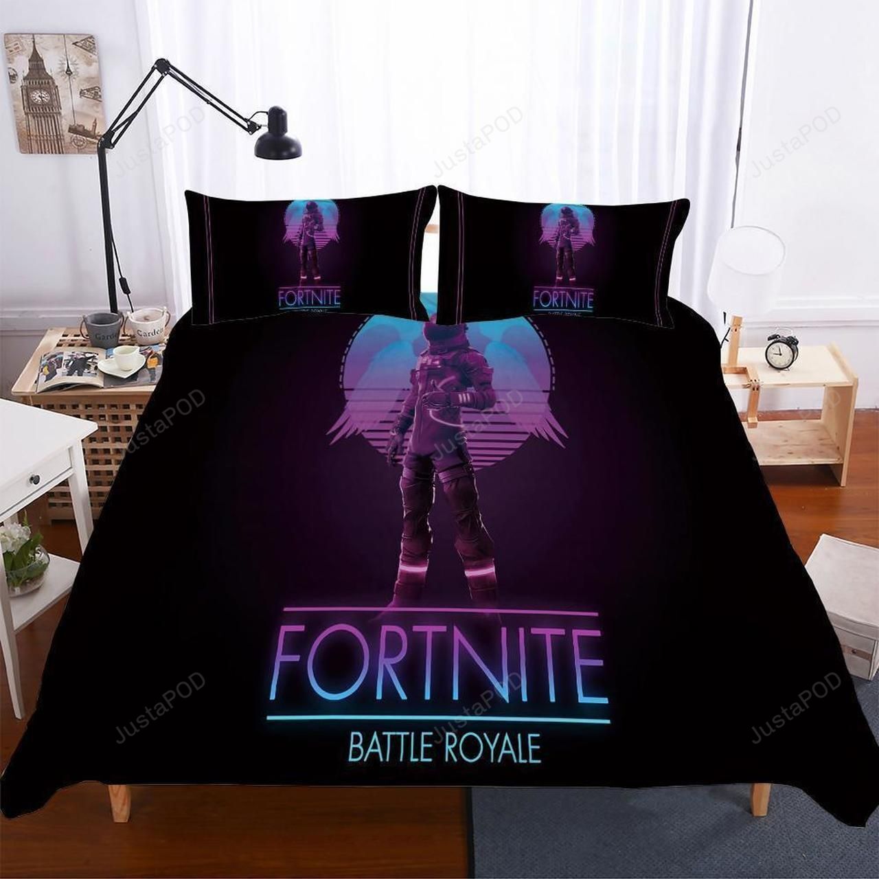 fortnite night theme digital printing household items blacks 3d bettwäsche 2841