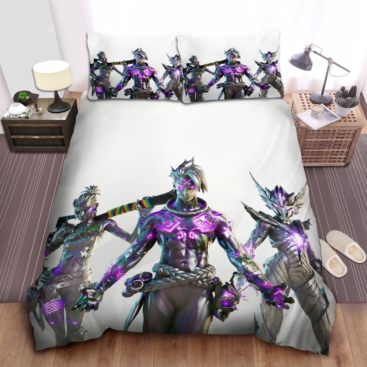fortnite tarana raz and spire skin runic style bed sheets spread bettwäsches 6571