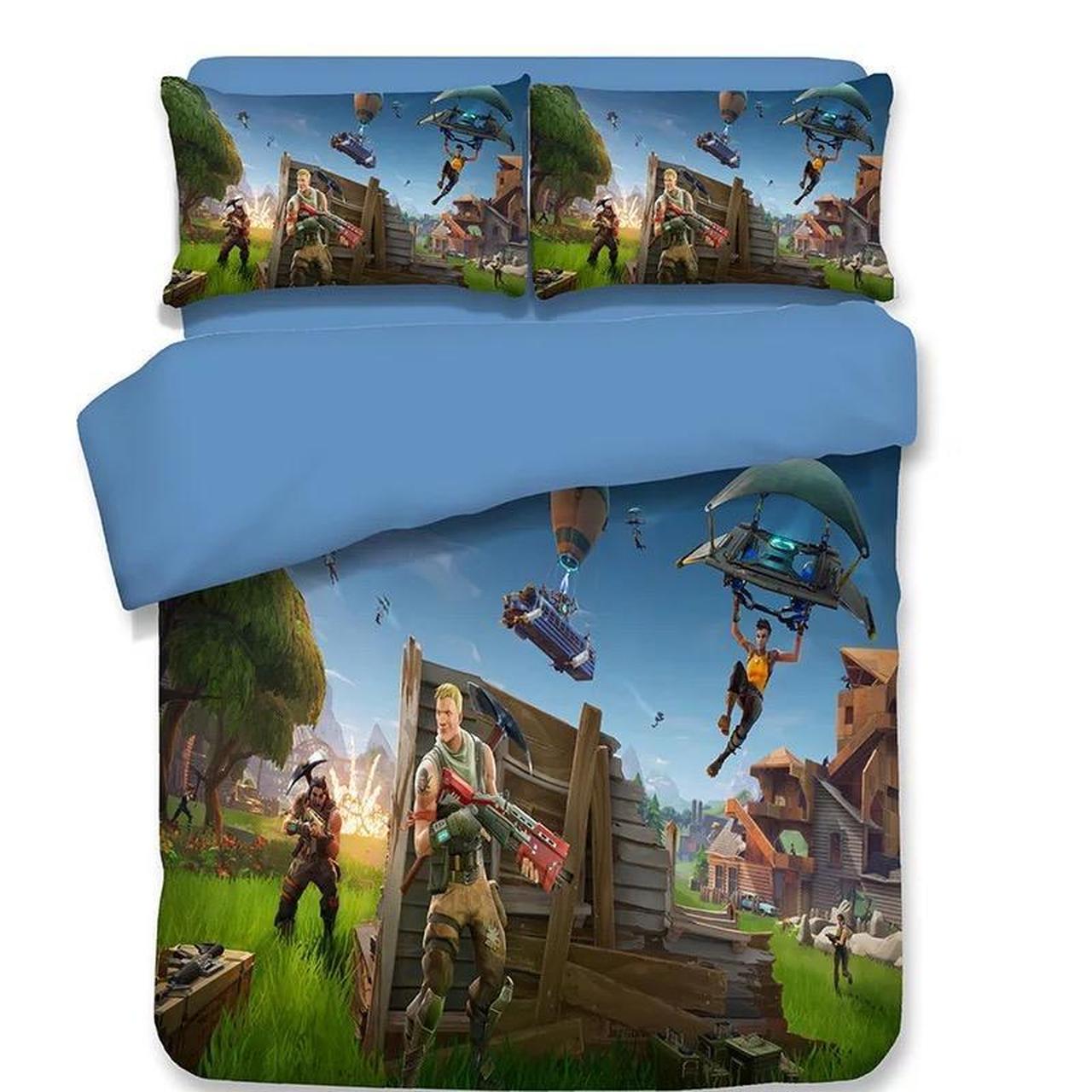 game fortnite et bedroomet bed 3d print gamekin 3d bettwäsche 4589