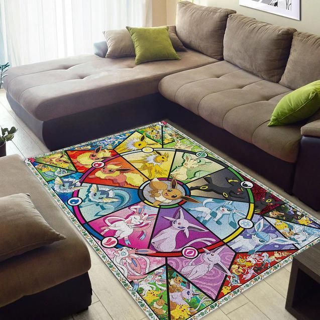pokemon stained glass teppich haus dekoration schlafzimmer wohnzimmer dekor 3113